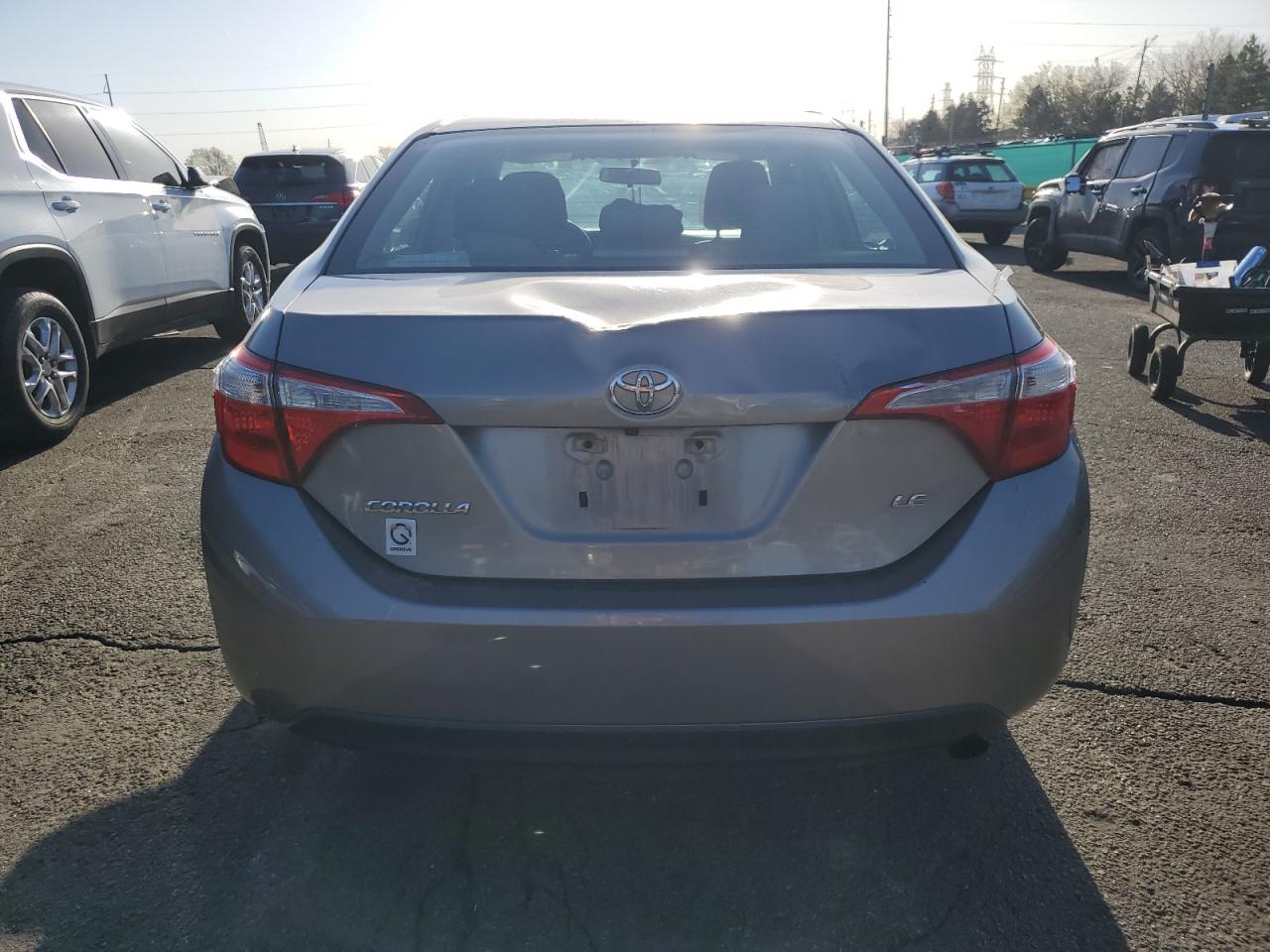 5YFBURHE2GP373431 TOYOTA COROLLA 2016