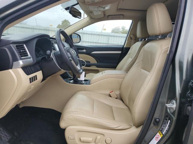  TOYOTA HIGHLANDER 2015 Zielony