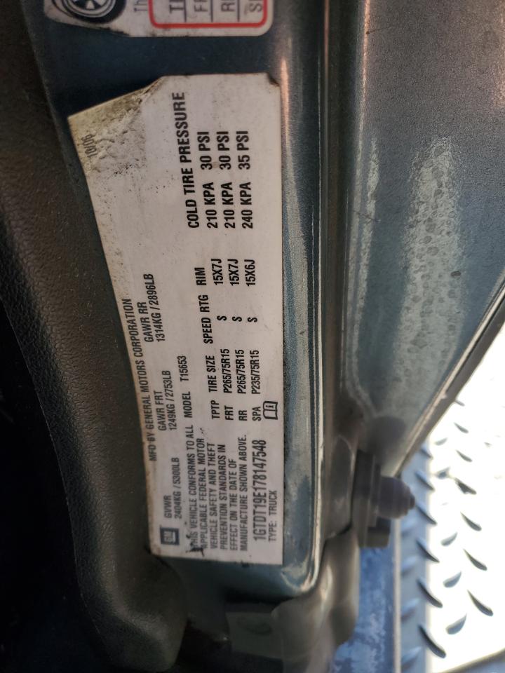 2007 GMC Canyon VIN: 1GTDT19E178147548 Lot: 54914505