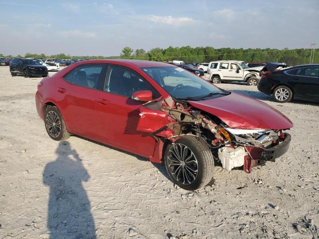  TOYOTA COROLLA 2016 Красный