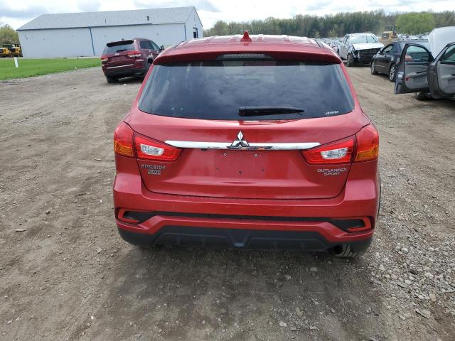  MITSUBISHI OUTLANDER 2019 Czerwony