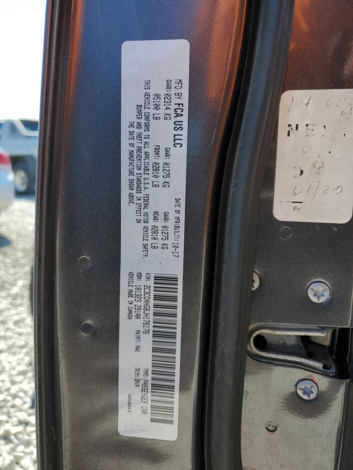 2C3CDXHG8JH176176 DODGE CHARGER 2018