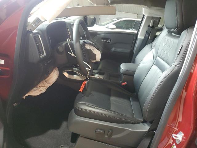  NISSAN FRONTIER 2024 Czerwony