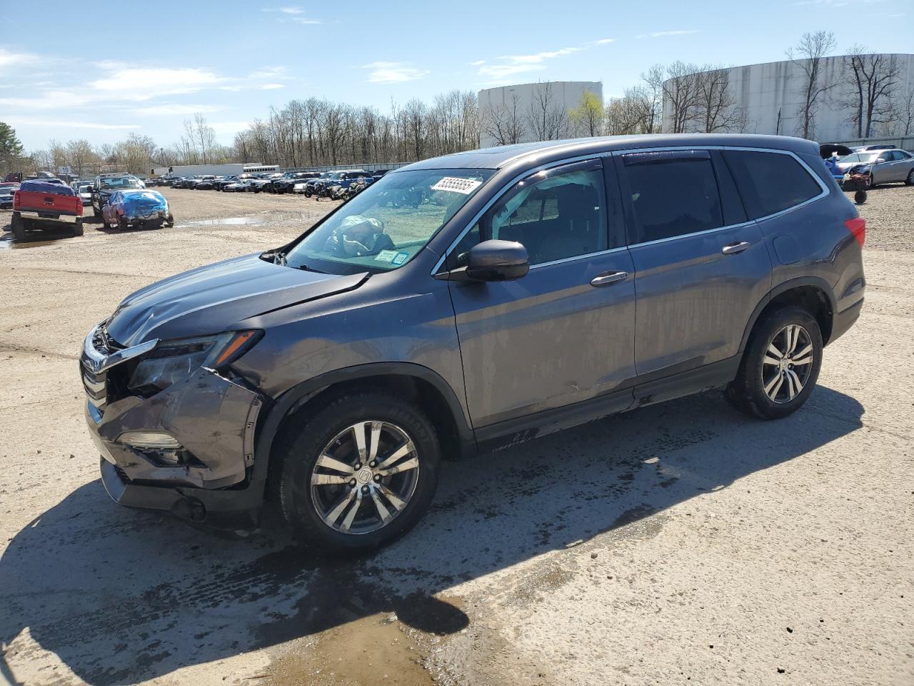 2017 Honda Pilot Exl for Sale in Central Square, NY - Front End