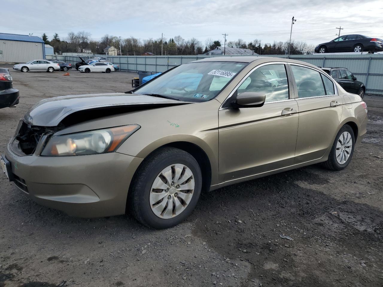 2009 Honda Accord Lx продається в Pennsburg, PA - Front End