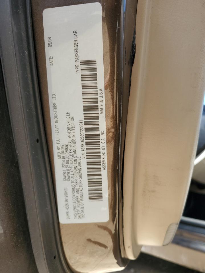 2009 Subaru Legacy 2.5I Limited VIN: 4S3BL626397222041 Lot: 55176075