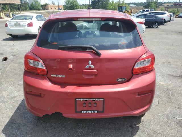  MITSUBISHI MIRAGE 2020 Czerwony