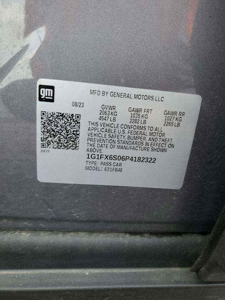 1G1FX6S06P4182322 CHEVROLET BOLT 2023
