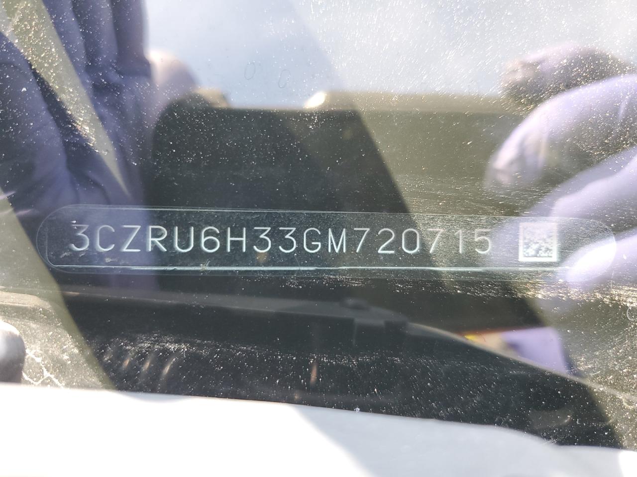 3CZRU6H33GM720715 HONDA HR-V 2016