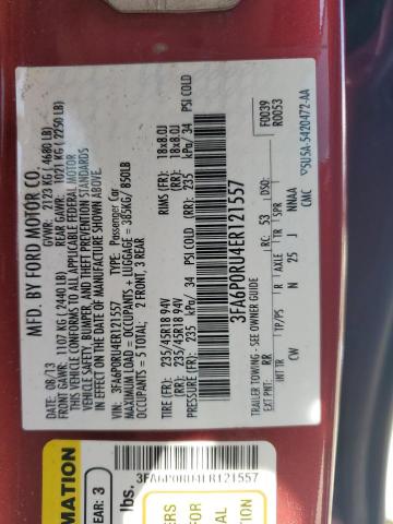 2014 FORD FUSION TITANIUM HEV