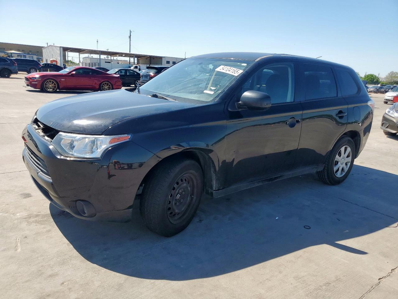 2014 Mitsubishi Outlander Es en Venta en Grand Prairie, TX - Front End
