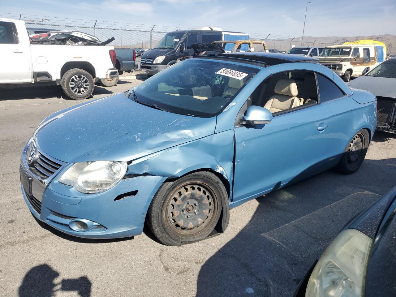 2007 Volkswagen Eos 3.2L Sport للبيع في North Las Vegas، NV - Front End