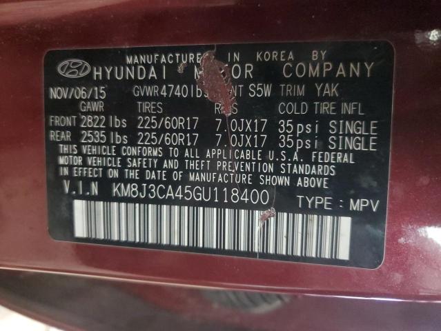2016 HYUNDAI TUCSON LIMITED