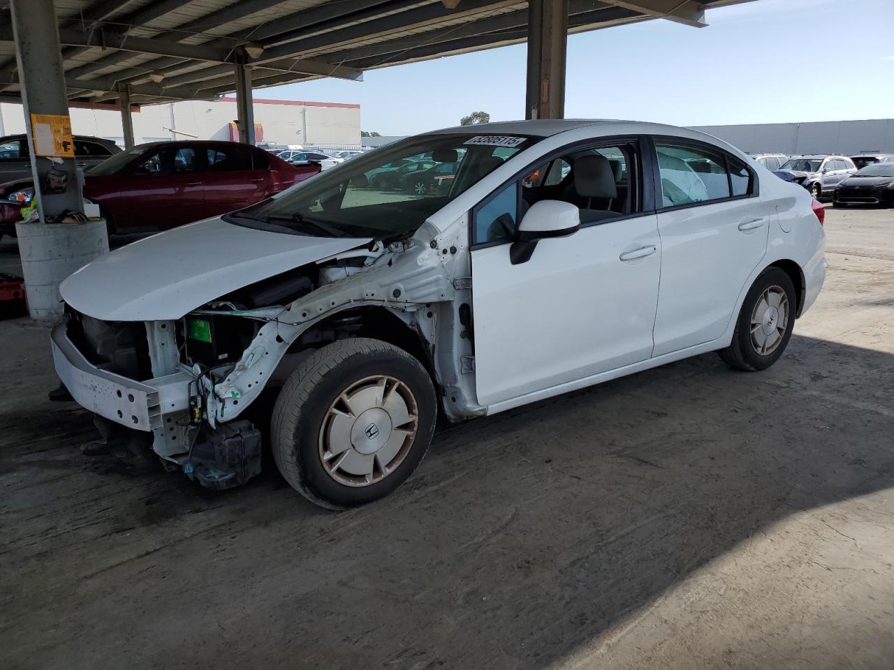 2012 Honda Civic Hf na sprzedaż w Hayward, CA - Front End