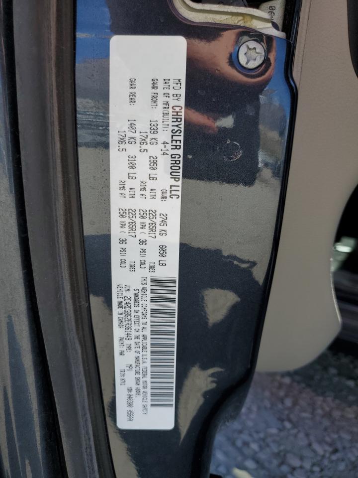 2014 Dodge Grand Caravan Se VIN: 2C4RDGBG2ER361449 Lot: 54940615