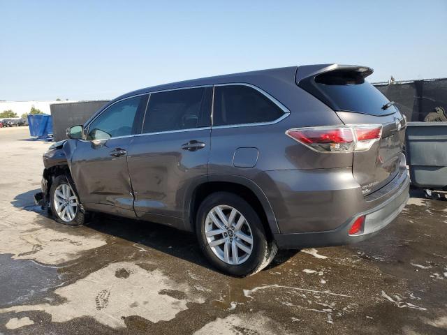  TOYOTA HIGHLANDER 2016 Gray