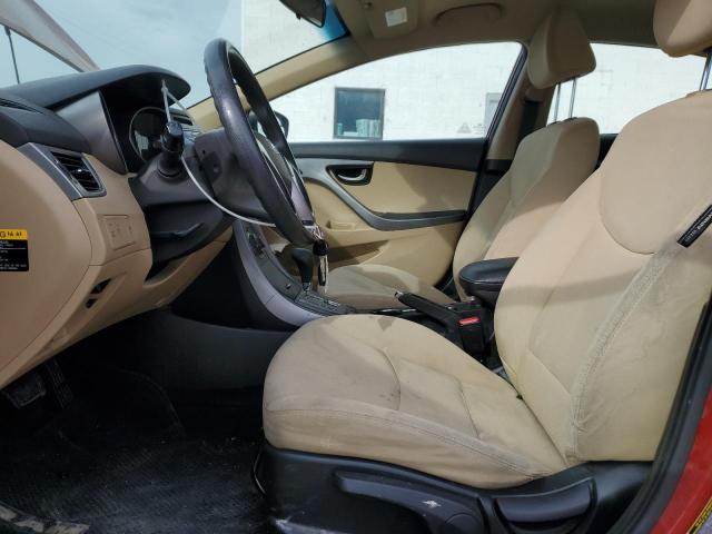  HYUNDAI ELANTRA 2013 Czerwony