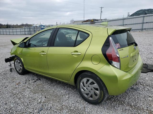 Hatchbacks TOYOTA PRIUS 2015 Zielony