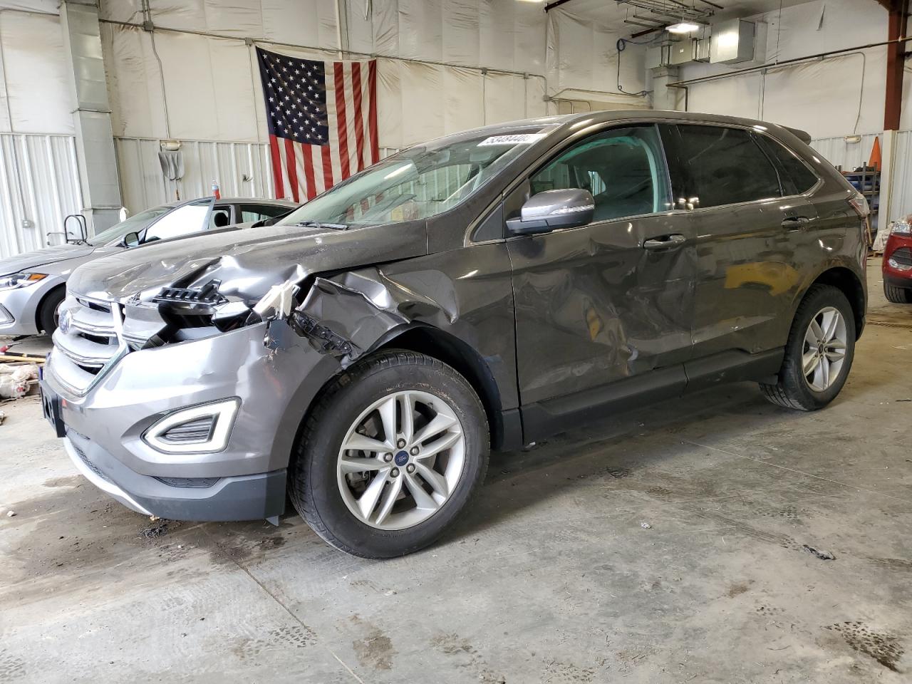 2017 Ford Edge Sel იყიდება Mcfarland-ში, WI - Front End