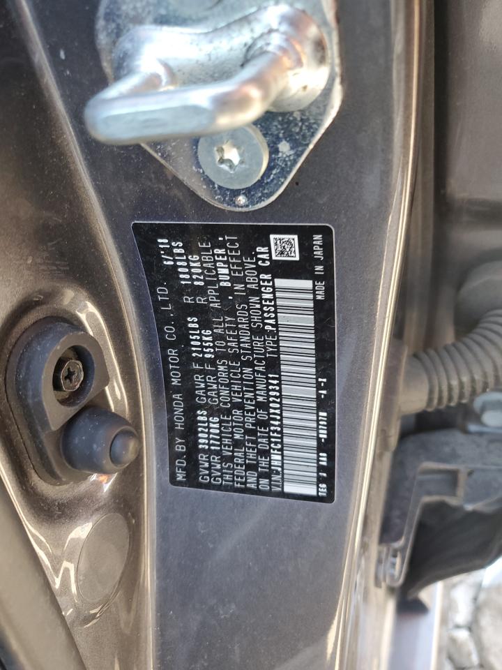 JHMFC1F34JX029341 HONDA CIVIC 2018