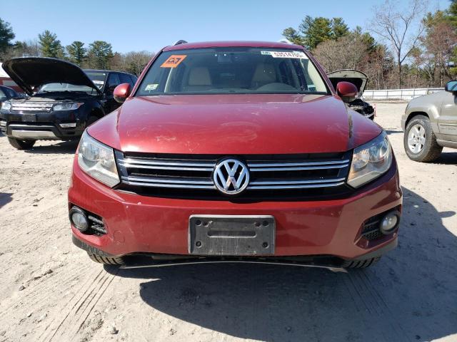  VOLKSWAGEN TIGUAN 2013 Czerwony