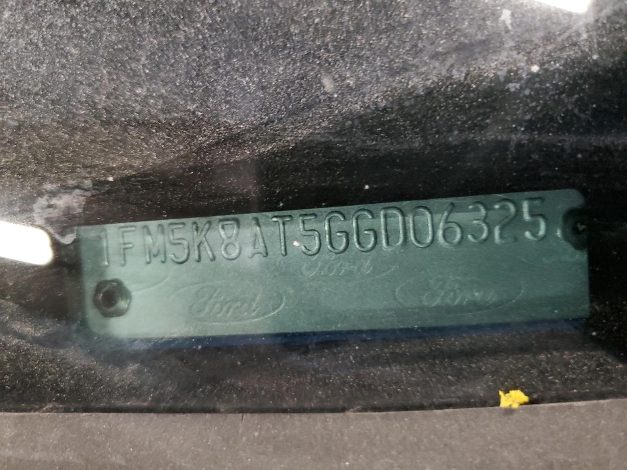 1FM5K8AT5GGD06325 FORD EXPLORER 2016