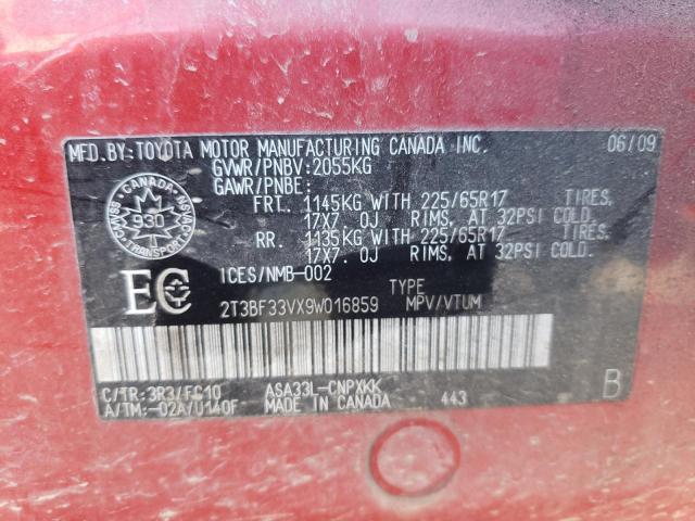 2009 TOYOTA RAV4 