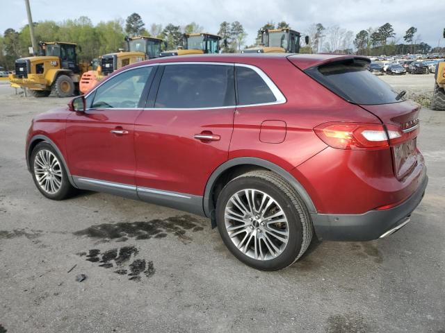  LINCOLN MKX 2016 Burgundy