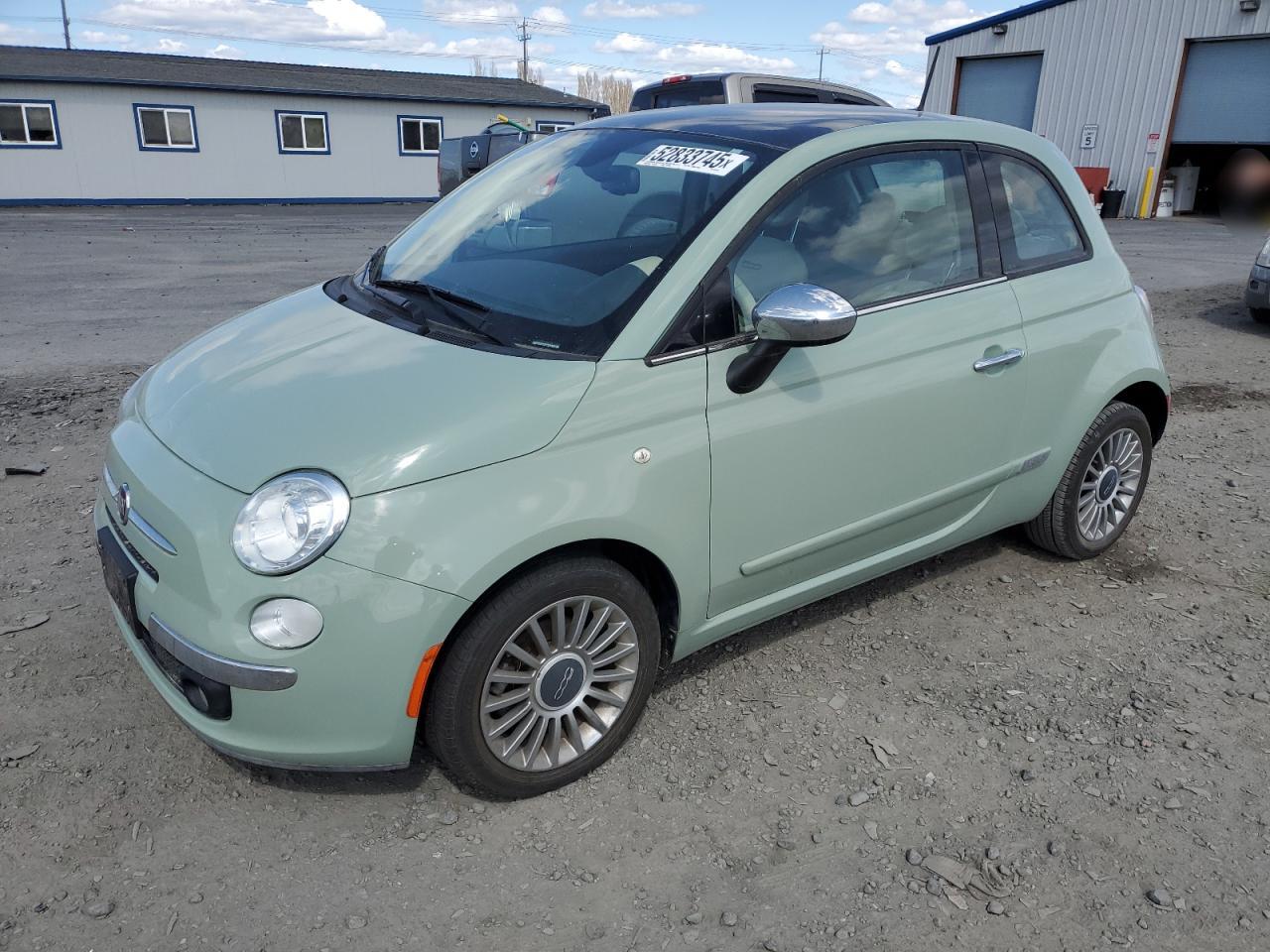 2012 Fiat 500 Lounge за продажба в Airway Heights, WA - Mechanical