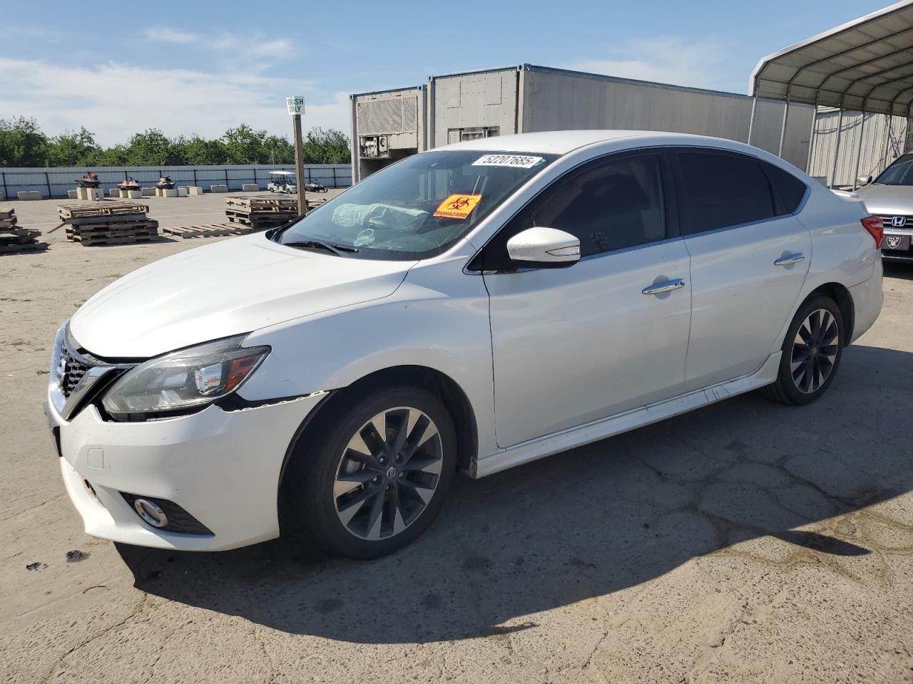 2019 Nissan Sentra S продається в Fresno, CA - Front End