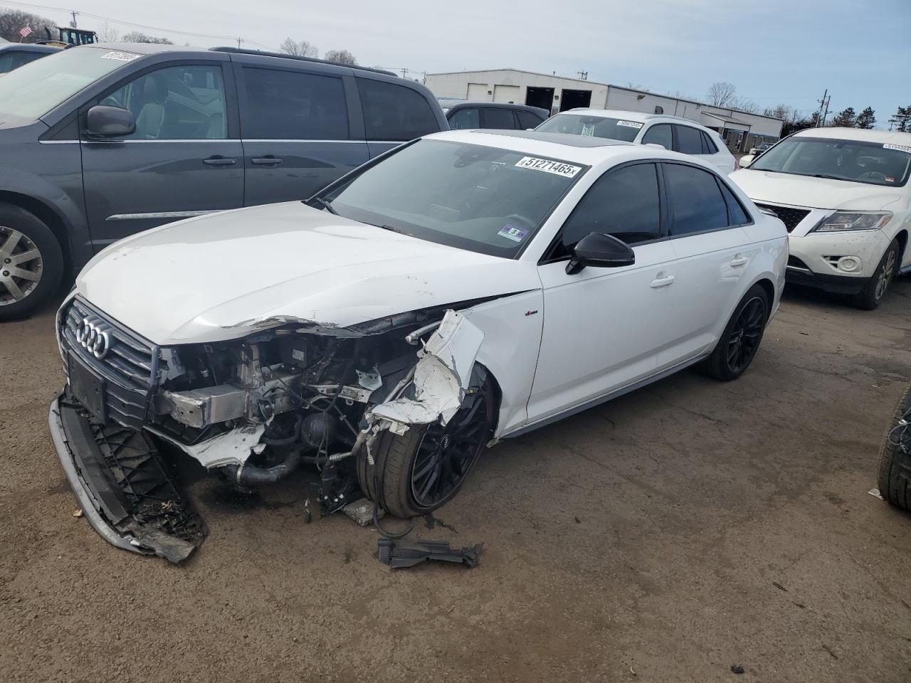 2019 Audi A4 Premium Plus na sprzedaż w New Britain, CT - Front End