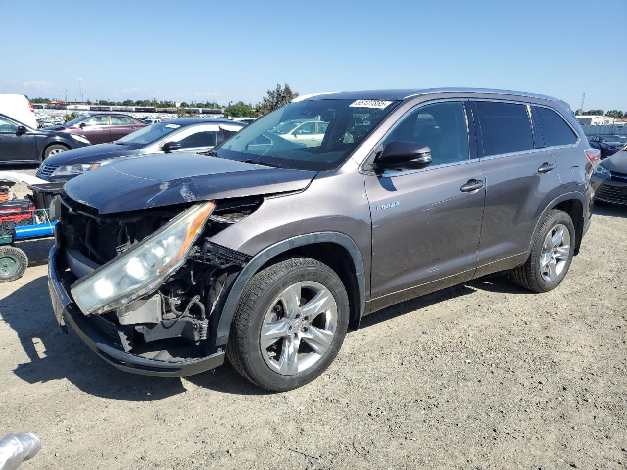 2014 Toyota Highlander Hybrid Limited for Sale in Antelope, CA - Front End