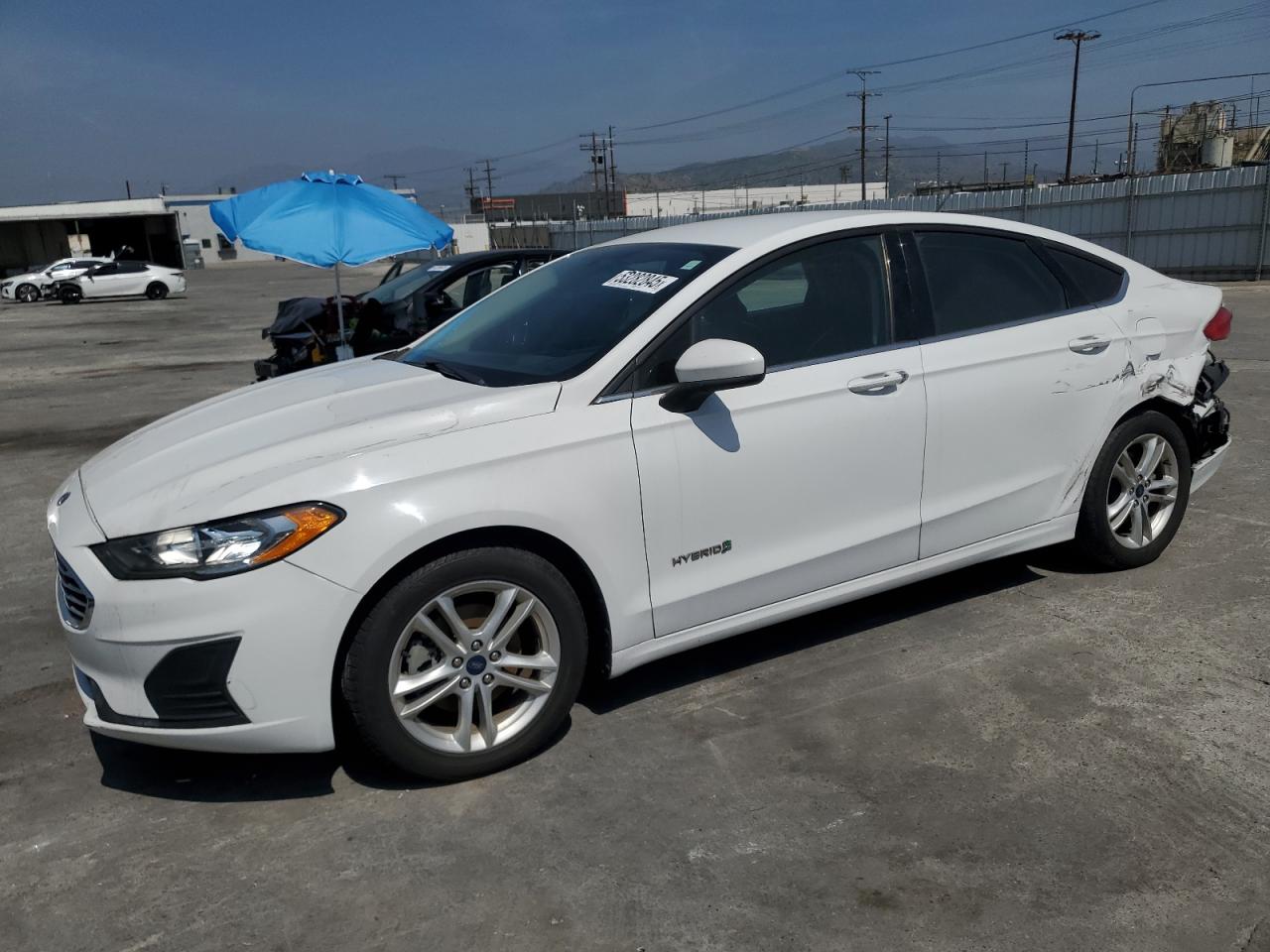 2018 Ford Fusion Se Hybrid for Sale in Sun Valley, CA - Rear End