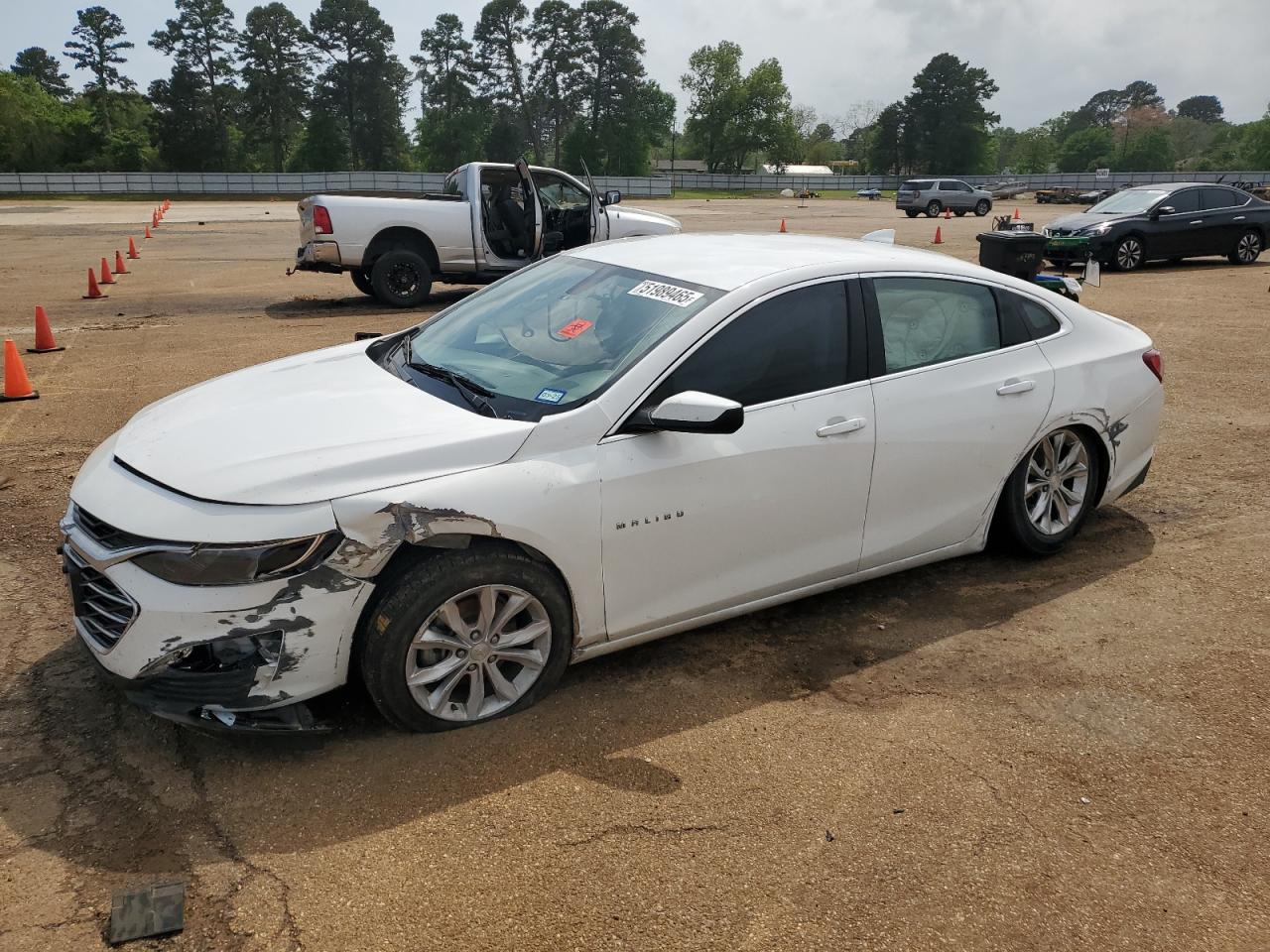 2020 Chevrolet Malibu Lt en Venta en Longview, TX - Front End