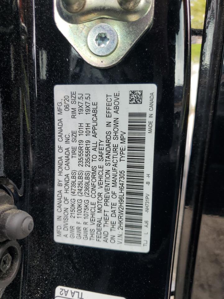 2HKRW2H96LH647305 HONDA CRV 2020