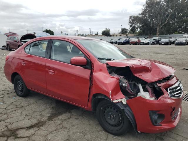  MITSUBISHI MIRAGE 2018 Red