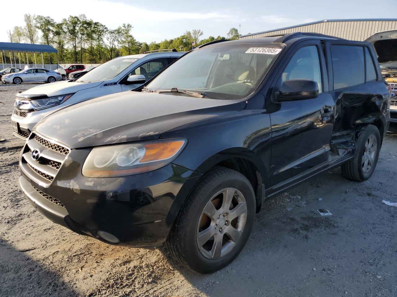 2007 Hyundai Santa Fe Se en Venta en Spartanburg, SC - Side