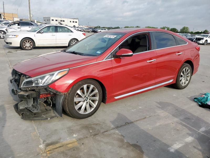  HYUNDAI SONATA 2017 Красный