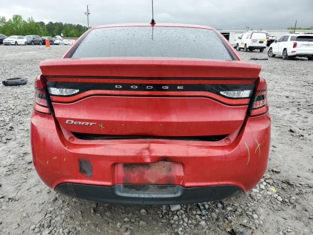 Седани DODGE DART 2013 Червоний