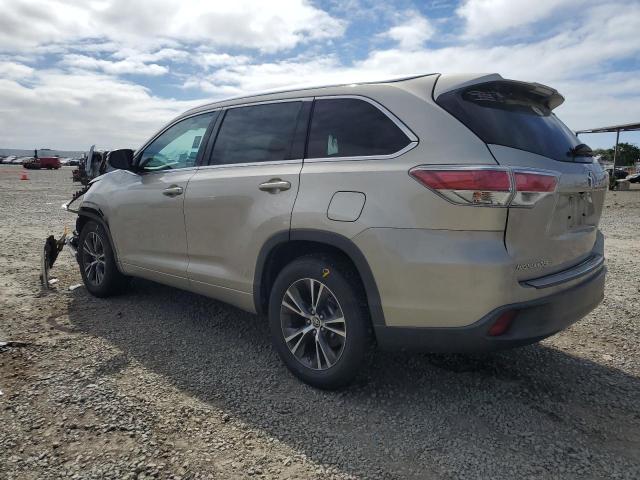  TOYOTA HIGHLANDER 2016 Gold