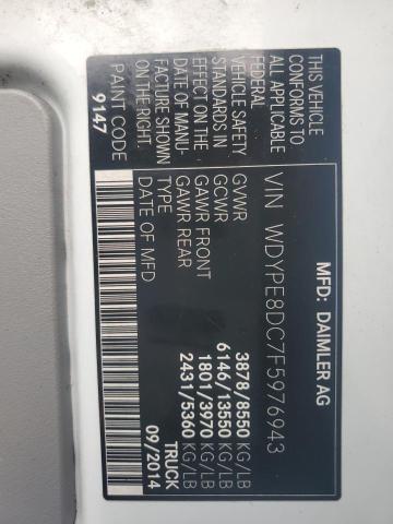 2015 FREIGHTLINER SPRINTER 2500