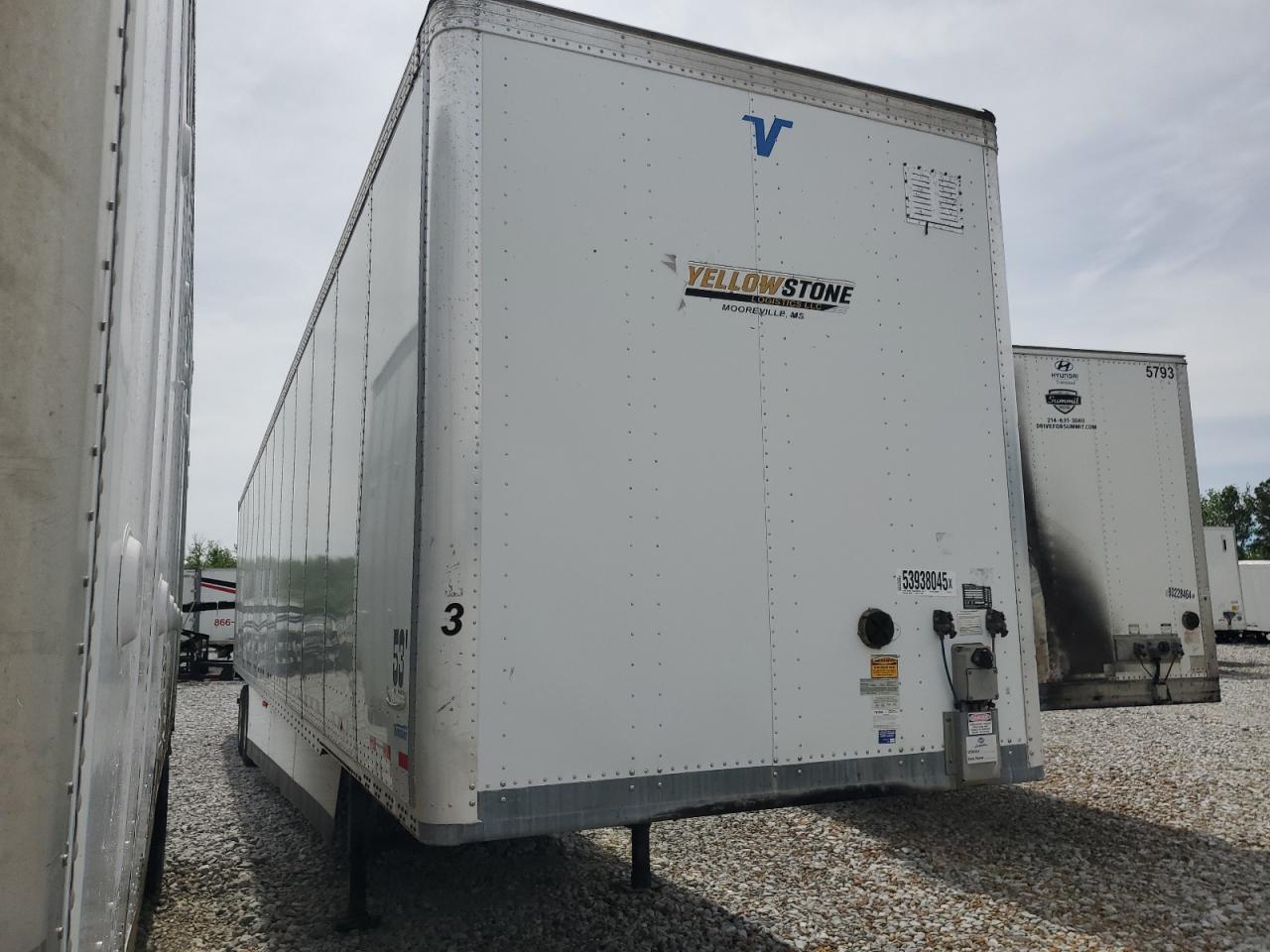 2016 Vanguard National Dry Van Trailer იყიდება Memphis-ში, TN - Normal Wear