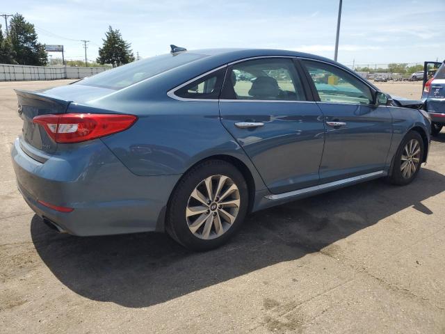  HYUNDAI SONATA 2017 Синий