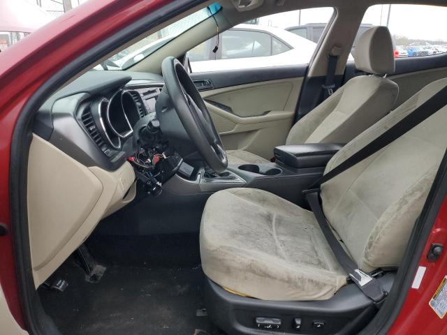  KIA OPTIMA 2013 Red