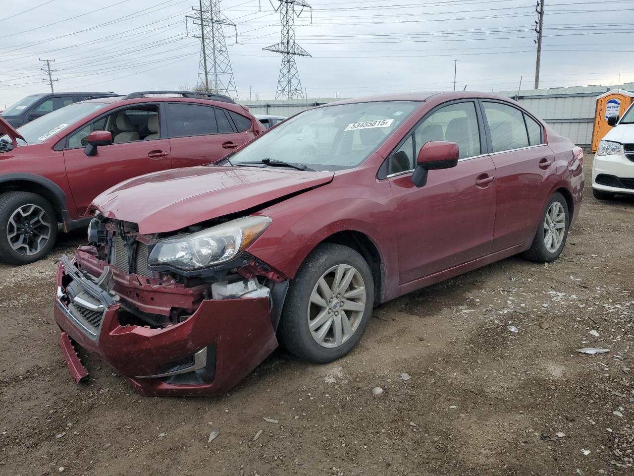 2016 Subaru Impreza Premium იყიდება Elgin-ში, IL - Front End