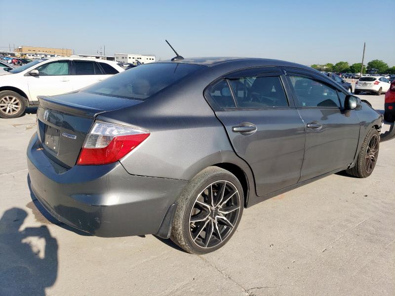  HONDA CIVIC 2012 Gray