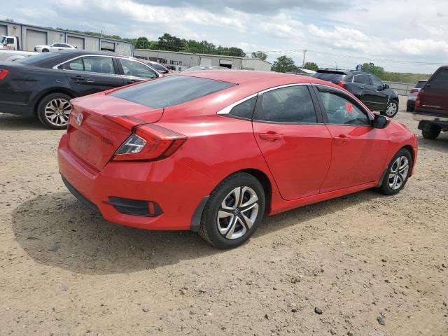 Sedans HONDA CIVIC 2017 Red