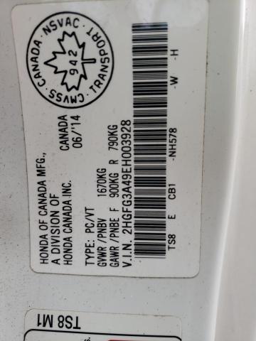 2014 HONDA CIVIC LX