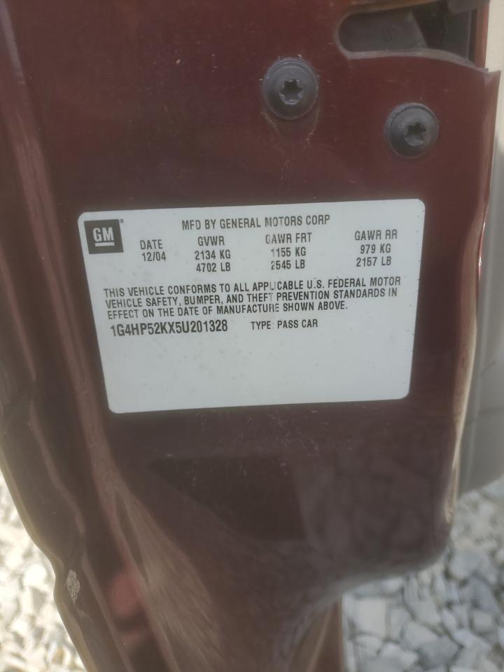 2005 Buick Lesabre Custom VIN: 1G4HP52KX5U201328 Lot: 53724865