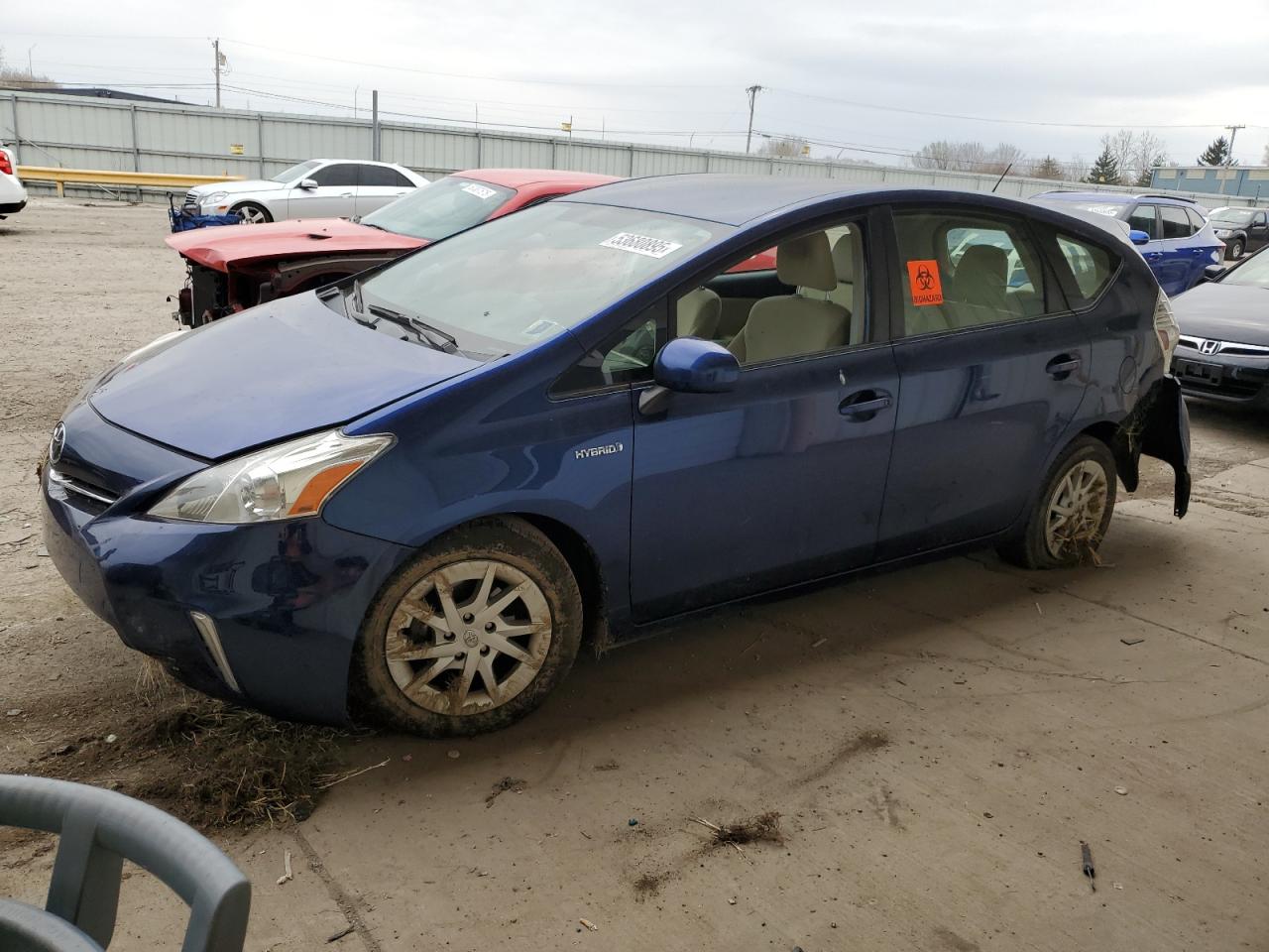 2012 Toyota Prius V de vânzare în Dyer, IN - Front End